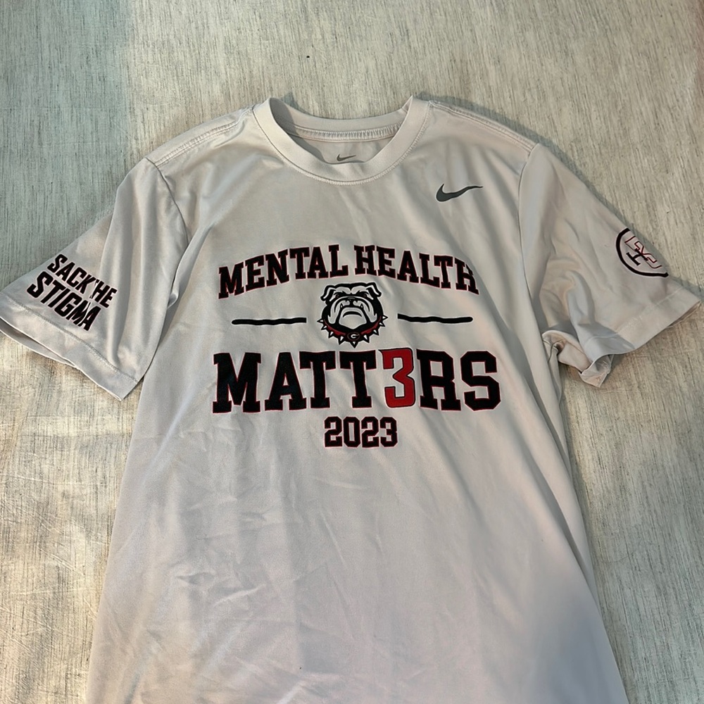 Nike UGA mental health matters dri-fit Tee, size M